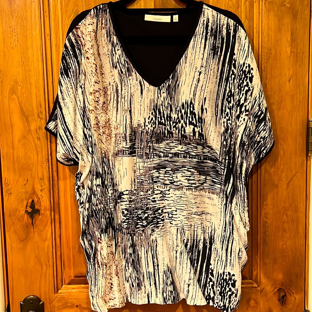 💐 Lovely Sejour V-neck Dolman Sleeved Top 💐